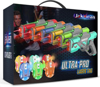 Rechargeable Laser Tag Set with Vests - 6 Gray / 6