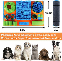 Vivifying Snuffle Mat for Dogs - Blue Green Orange - image 2