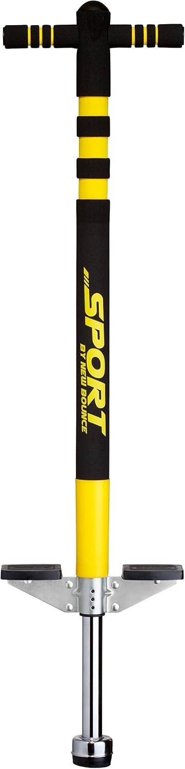 New Bounce Pogo Stick for Kids - Black & Yellow