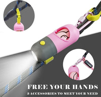 Dog Poop Bags Holder with LED Flashlight - Pink / 1 Count (Pack of 1) - image 2