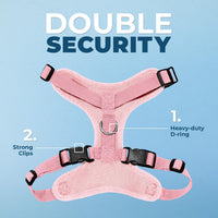 Voyager Step-in Lock Dog Harness, Pink - Harness (Pink) / M (Chest: 17 - 21") - image 2