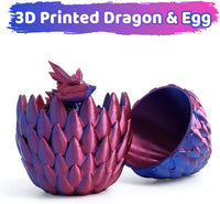 3D Printed Dragon Egg, Large 12" for Kids, Dragon Lovers - Purple Mix - image 2