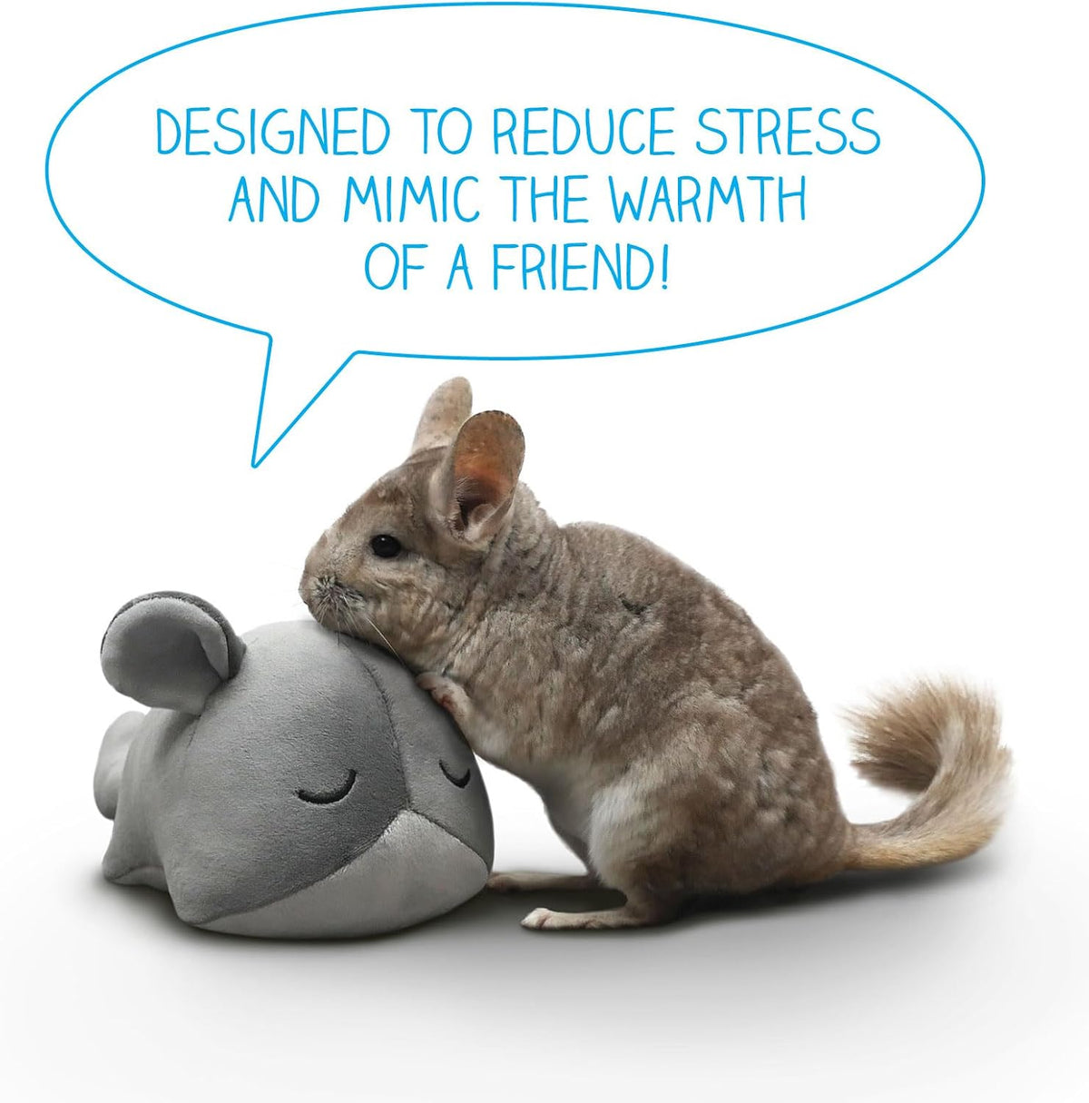 Paw Inspired Chinchilla Cuddler Plush Accessory Toy for Pets - image 2