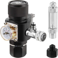 FZONE Dual Stage Mini Aquarium CO2 Regulator for Paintball Tank