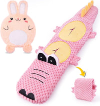 XIUGOAL Tough Dog Toys for Chewers - Bunny-Crocodile