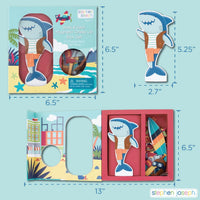 Stephen Joseph Magnetic Dress UP Doll Bunny and Mouse – Fun for Kids & Family - Dino and Lion - image 3