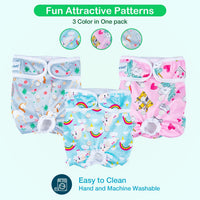 Pet Soft Female Dog Diapers, Puppy Diapers - Animals / Medium:14''-19'' - image 4