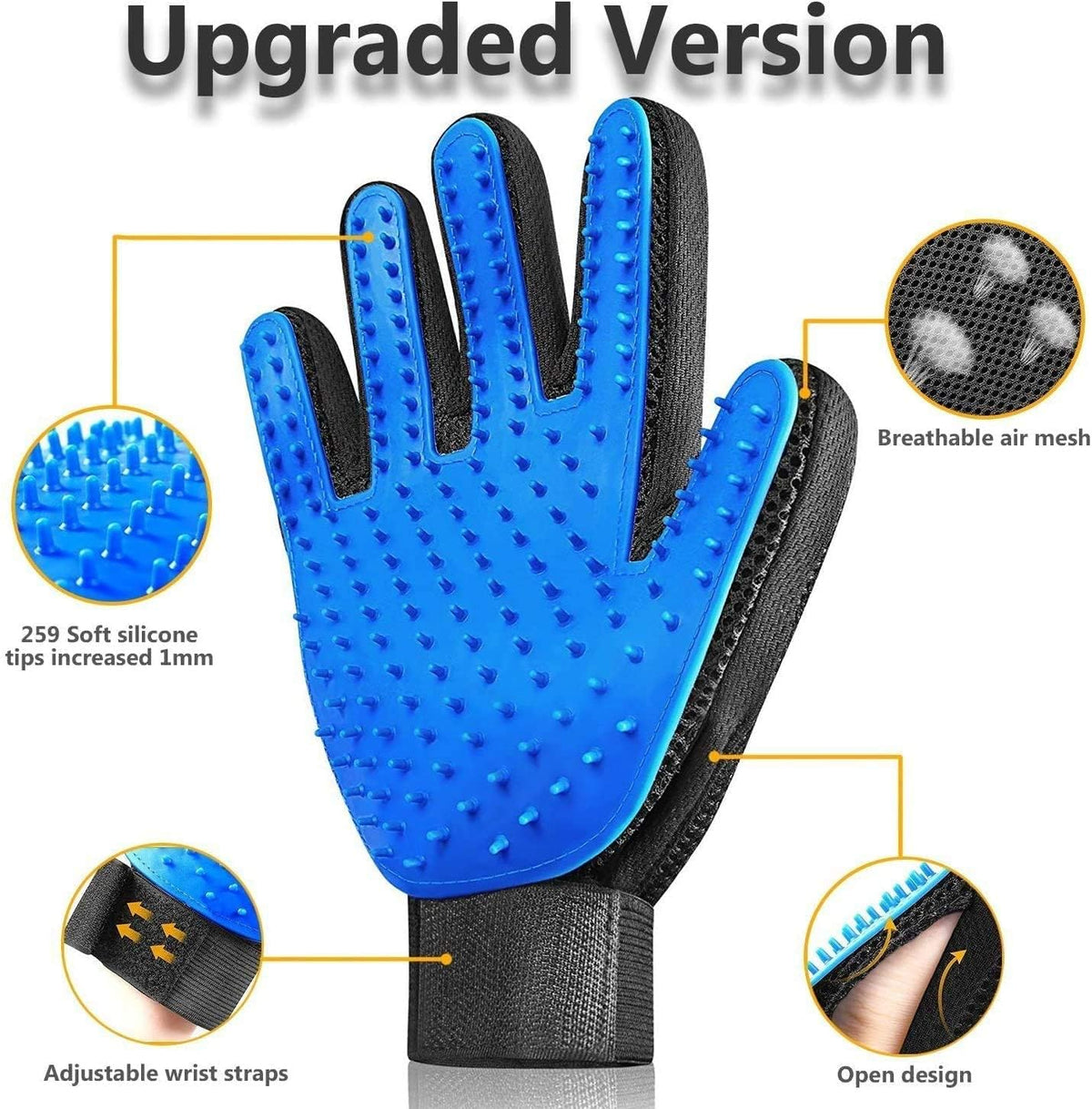 Washable Dog Pee Pads with Free Grooming Gloves - 24x48 Inch (Pack of 4) - image 4
