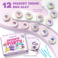 JUPITEARTH air dry clay kit for kids with 12 animal models - view 3