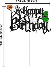 Gyufise Halloween baby shower cupcake toppers with Oh Baby ghost designs on picks - view 23