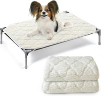 Elevated Dog Bed Pad Waterproof 2 Pack, Waterproof Pad Only – Essentials for Dogs - Medium (25"W x 35"L)