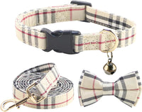 SuperBuddy Dog Collar, Adjustable Dog Collar with Bowtie - Large / mibai-1