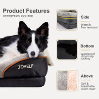 Medium Memory Foam Dog Bed Orthopedic Dog Bed & Sofa with Removable - Large-36"x27" - image 3