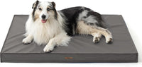 LE SURE Outdoor Waterproof Dog Beds Large Sized - 36"L x 27"W x 3"Th / Grey