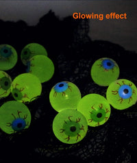 GiftExpress 24ct 1.3" Extra Large Glow in the Dark Eyeballs Bouncy - 48 - image 4
