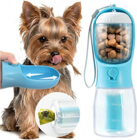 Portable Water Bottle for Small Dogs - Blue / 10oz