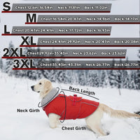 Dog Coats for Large Dogs Waterproof Dog Jacket with Adjustable Fit – Essentials for Dogs - M / Red - image 4