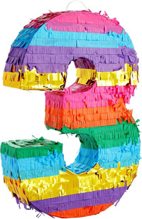 BLUE PANDA 8 Pinata, Small Multicolor - 3
