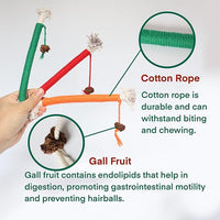 Kitten Toys, Cat Chew Toy for Indoor Cats, Catnip Toys for Teeth Cleaning, Interactive Cat Nip Teething Rope Toys for Cats Kitty, 3 Pack (Include 1 Pack of Catnip)
