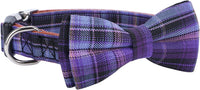 Faleela Soft &Comfy Bowtie Dog Collar - Small (Pack of 1) / Purple - image 3