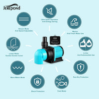 660GPH Aquarium Return pump with LCD display controller - 2350GPH 75W - image 3