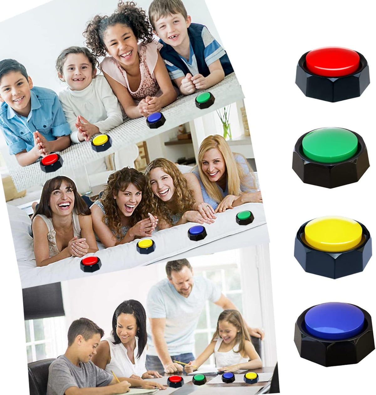 Recordable Buttons, Dog Buttons for Communication - 4 Color / 4 - image 4