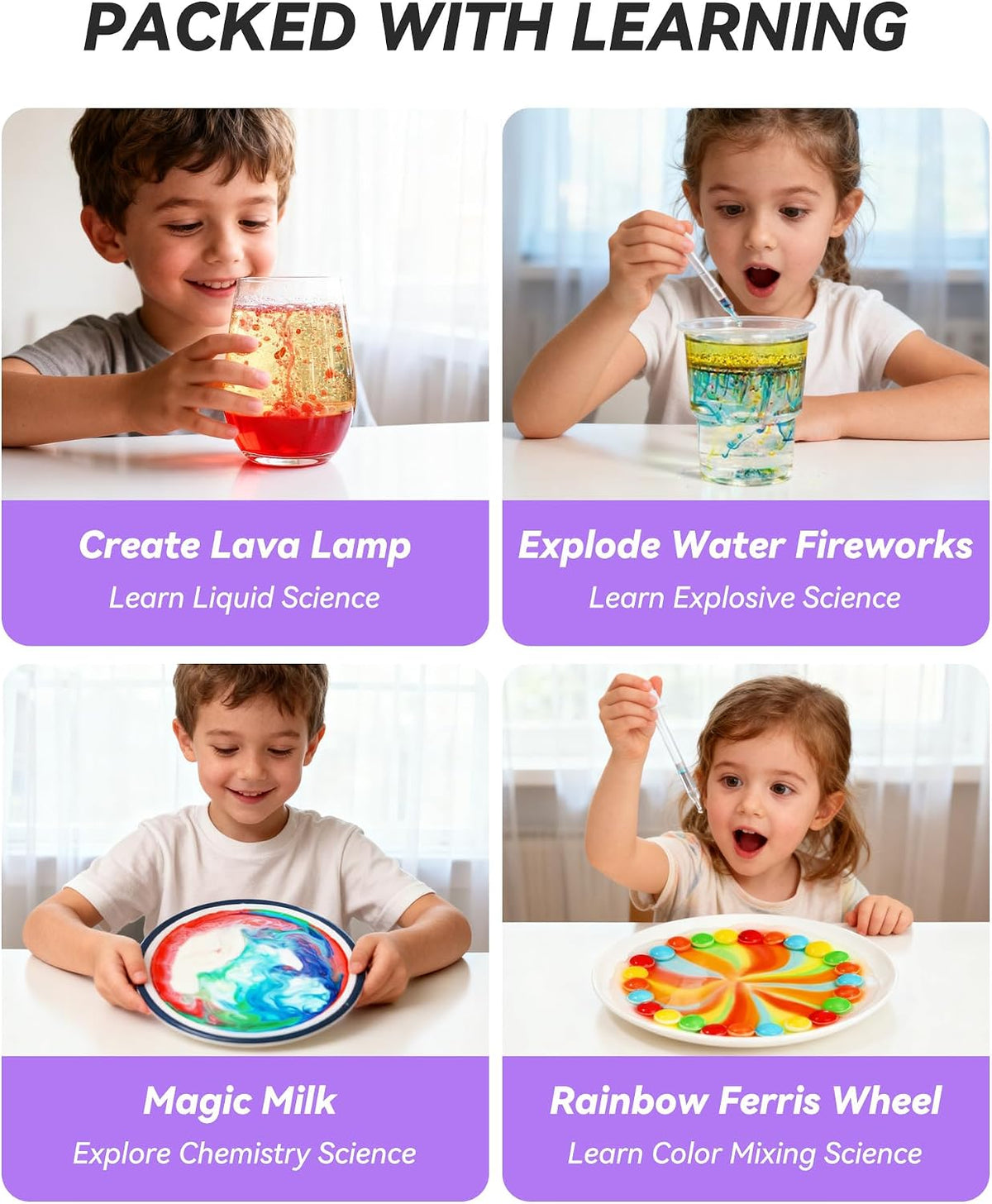 Melican 60+ Science Experiment Kit for Kids Ages 4 5 6 7 8+ – Fun for Kids & Family - image 4