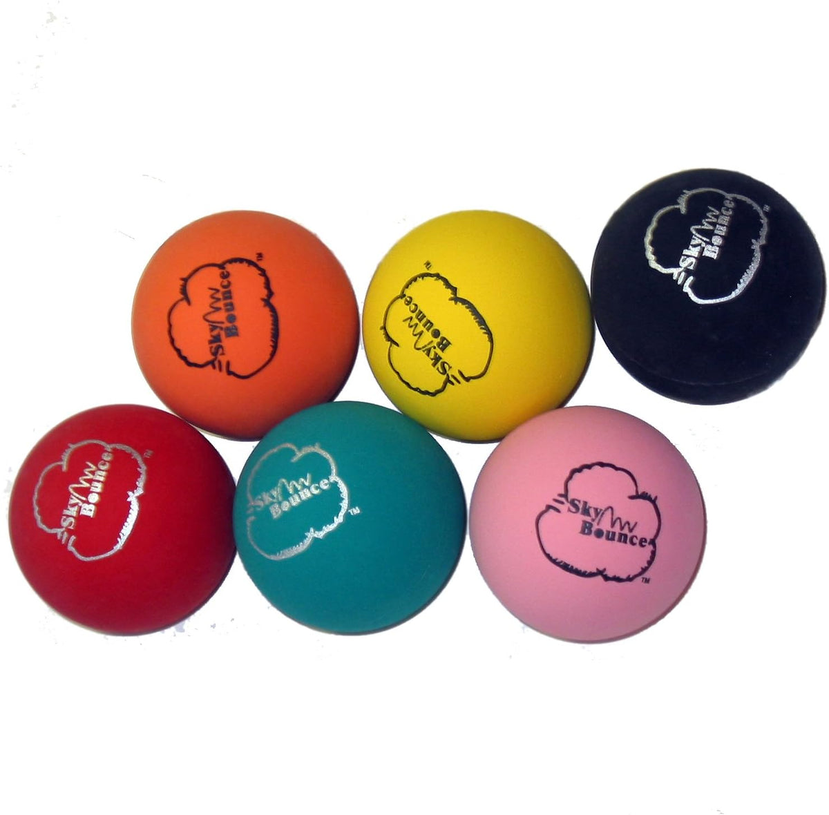 Sky Bounce Ball 3pk, Assorted Colors 2"