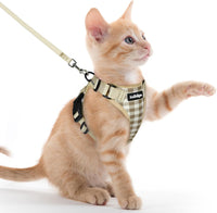 rabbitgoo Cat Harness and Leash Set, Escape Proof Vest - Xxs / Foamy Coffee