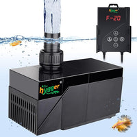 hygger 2380GPH Aquarium Water Pump with Intelligent Controller，DC 24V Ultra Quiet Powerhead, Powerful Return Pump for Fish Tanks, Aquariums, Ponds, Fountains, Sump, Hydroponics (75W, 17.8ft)