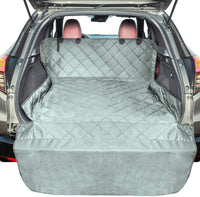 SUV Cargo Liner for Dogs - Trunk Cover for SUV with Bumper Flap Protector – Essentials for Dogs - Grey / Standard: 55" x 91"