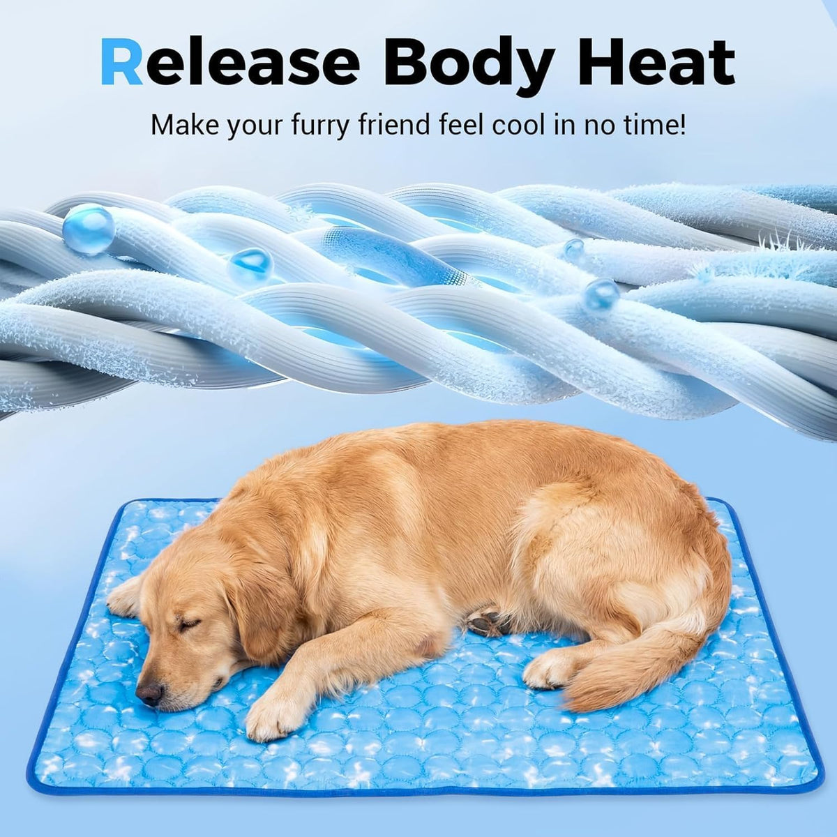 Dog Cooling Mat, Large Cooling Pad for Dogs Cats - Medium - image 3