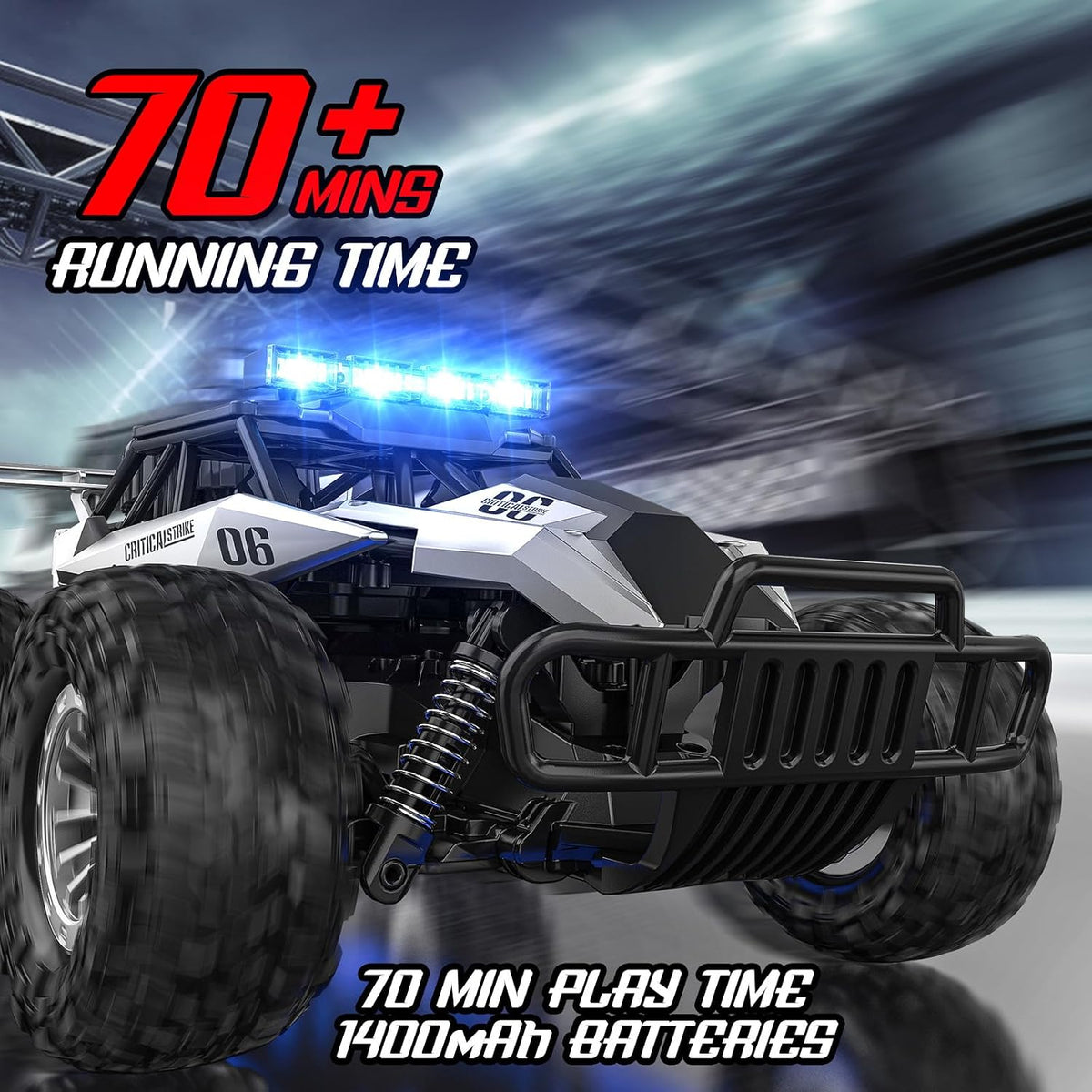 BLUEJAY Remote Control Car - Metal Silver - image 3