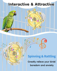 Pawfly 2 Pcs Bird Toys for Parakeets - 1 PC / Yellow - image 4