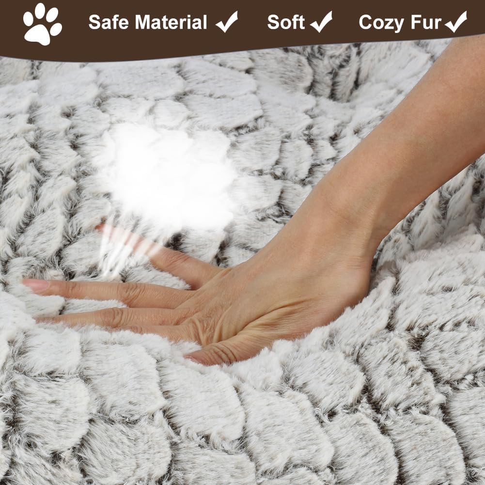 Dog Bed Crate Pad for Small Dogs 24"x18" Coffee – Essentials for Dogs - X-Large 42"x28" / Coffee - image 4