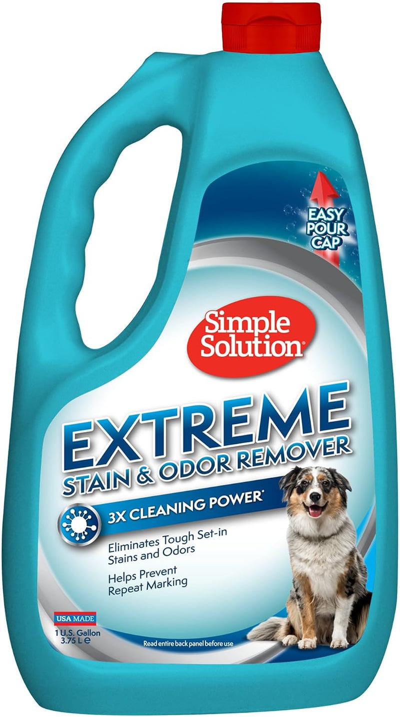 Simple Solution Extreme Stain & Odor Remover - Fresh Scent / 128 Fl Oz (Pack of 1)