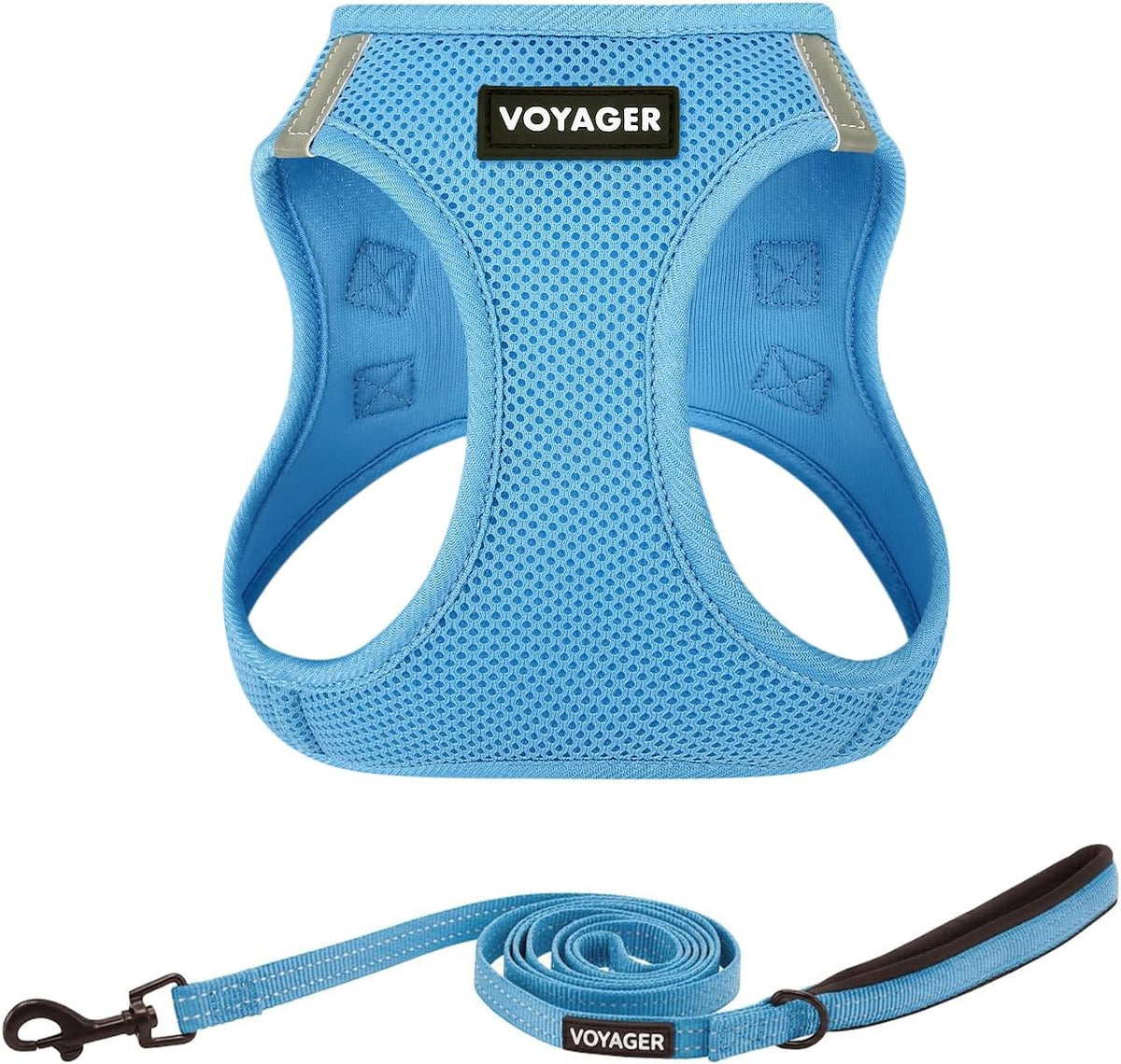 Voyager Step-in Air Cat Harness & Leash Set, XS - Sky Blue / XXXS (Chest: 11 - 12")