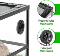 REPTI ZOO Full Glass 20 Gallon Reptile Tank - image 4