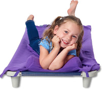 ROLLEE POLLEE Nap Sac Roll Up Napping Blanket with Attached Pillow - Purple - image 4