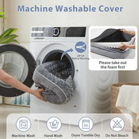 Orthopedic Washable Dog Bed - Gray / 36.0"l x 27.0"w x 6.5"th - image 2