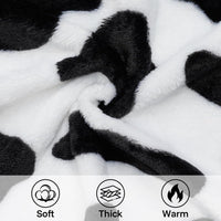 Cow Dog Sweater, Dog Winter Clothes for Small Medium Dogs Girl Boy Fleece Pet Pajamas for Winter - Cow / Medium(Weight:7-11lb, Chest:15-16.9") - image 2