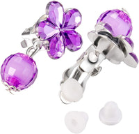 Hicarer 7 Pairs Christmas Clip on Earrings Gifts for Girl Pretend - image 2
