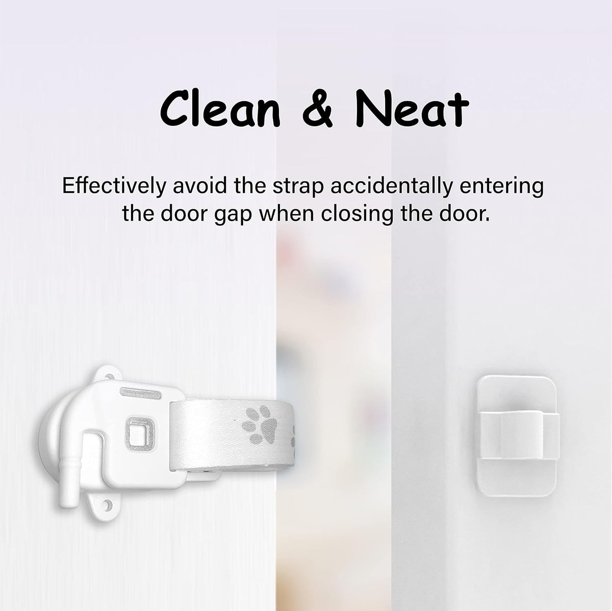 Neobay Adjustable Door Strap and Latch - Magnetic 1 Pack - image 2