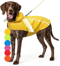 VIVAGLORY Dog Raincoat Wetoff Dog Rain Coat, XS - Yellow / XL (30"-34" chest girth)