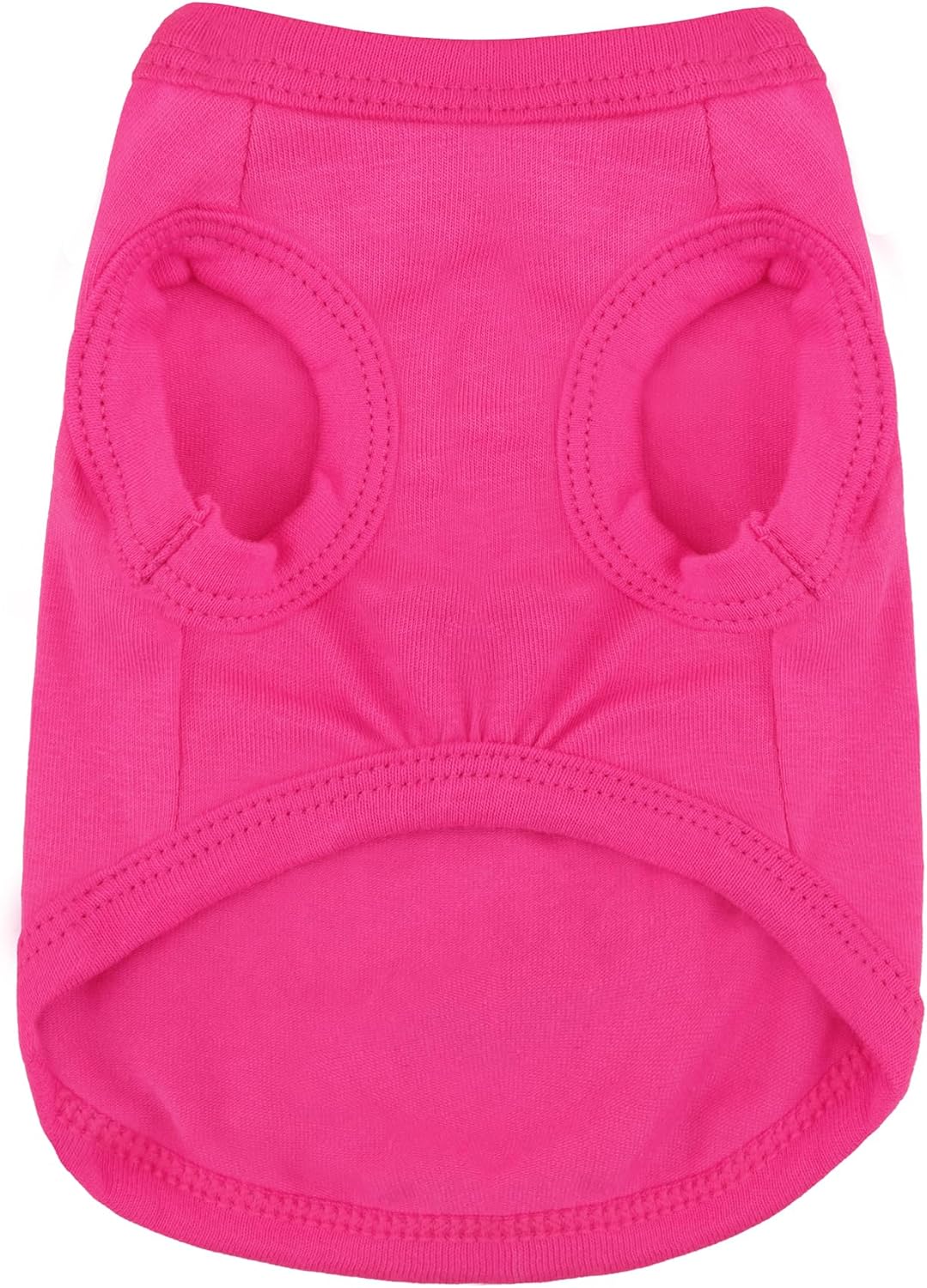 Expressive Cotton Dog Apparel: Soft - M-(8~14lb) | Chest(~18.1") / Rose Red - image 2