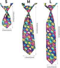 PET SHOW 10pcs Halloween Small Dog Ties Neckties for Doggies Cats Adjustable Holiday Grooming Accessories Neck Ties Bowties Girl Boy Festival Costumes Puppies Party Gift Favor