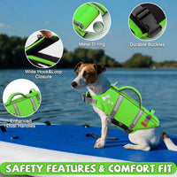 EMUST Dog Life Jacket, Waterproof, Breathable - L / NewGreen - image 2
