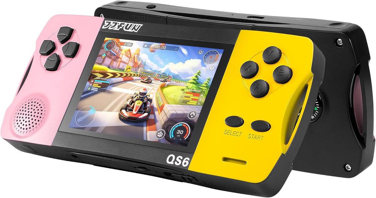 Handheld Games for kids Built-in 200+ Classic Retro Games - Pink