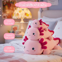 SQEQE Weighted Stuffed Animals Capybara Plush - Axolotl / Large(23.6 Inch) - image 3