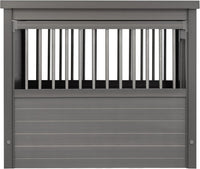 New Age Pet ECOFLEX Large Furniture Style Dog Crate & End Table - Grey / 23.8"L x 18.2"W x 22.2"H - image 3